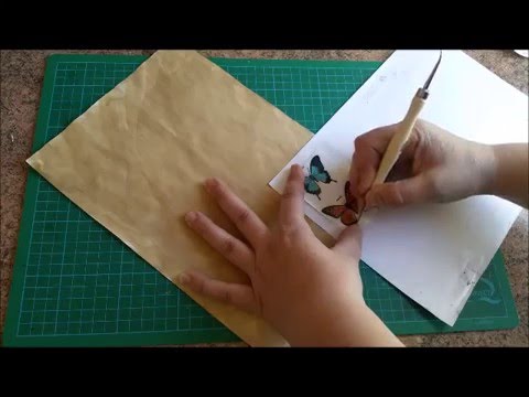 Papel de calco casero, rapido y facil./ Tracing paper easy and fast 