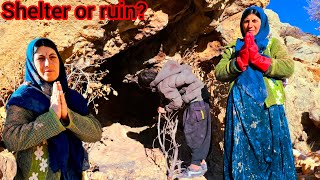 Magical Cave on the Cliff Edge Becomes Shelter for a Homeless Mother