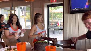 Birthday Celebration at Hooters Jayson Lee Durham 15th Birthday Springdale Ohio