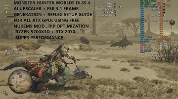 Monster Hunter Wilds RIP Optimization | DLSS 4 + FSR 3.1 FrameGen + Reflex Nukem & REFramework Setup