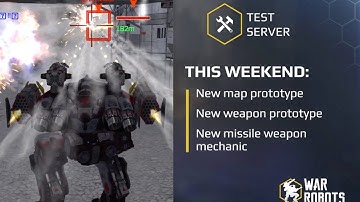 War Robots: 1.1 Million Damage with Auto-Reloading Rockets! (Test Server 2.9)