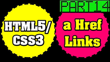 HTML5 and CSS3 Tutorials for Newbie Part 14 - HTML5 a Href Links