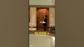 MS Dhoni at Taj Bengal Kolkata | @MSDhoni Exclusive video | Dhoni recent video #msdhoni #dhoni