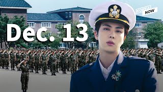 BTS Jin to enlist on Dec. 13!