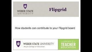 Submitting your post on Flipgrid (Instruction for Students)