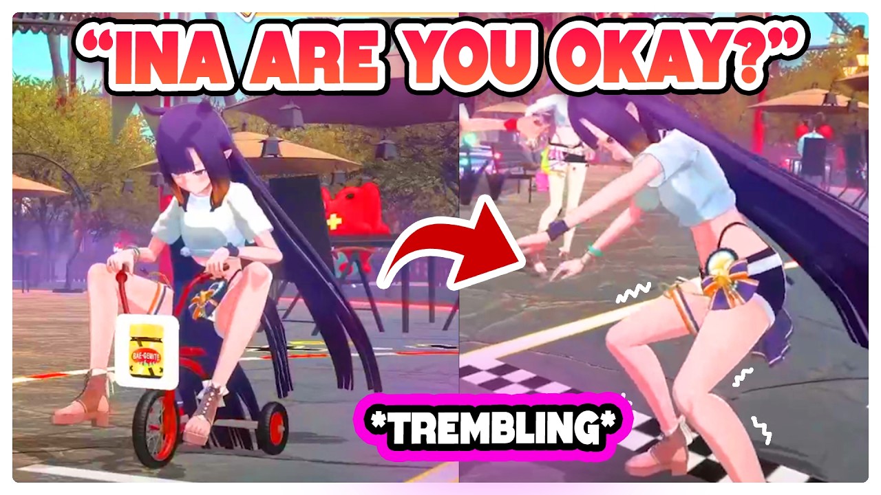Inaa's Legs Was Dying After her Bicycle Race With Calli