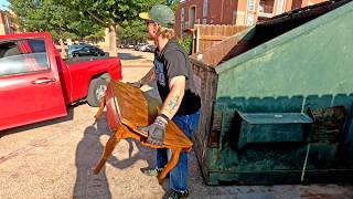 Great Dumpster Dive at the Off Campus Apartments!