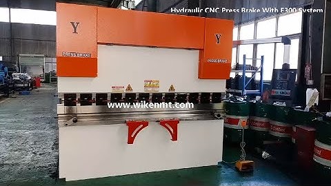 Hydraulic synchronus CNC press brake with E300 control system