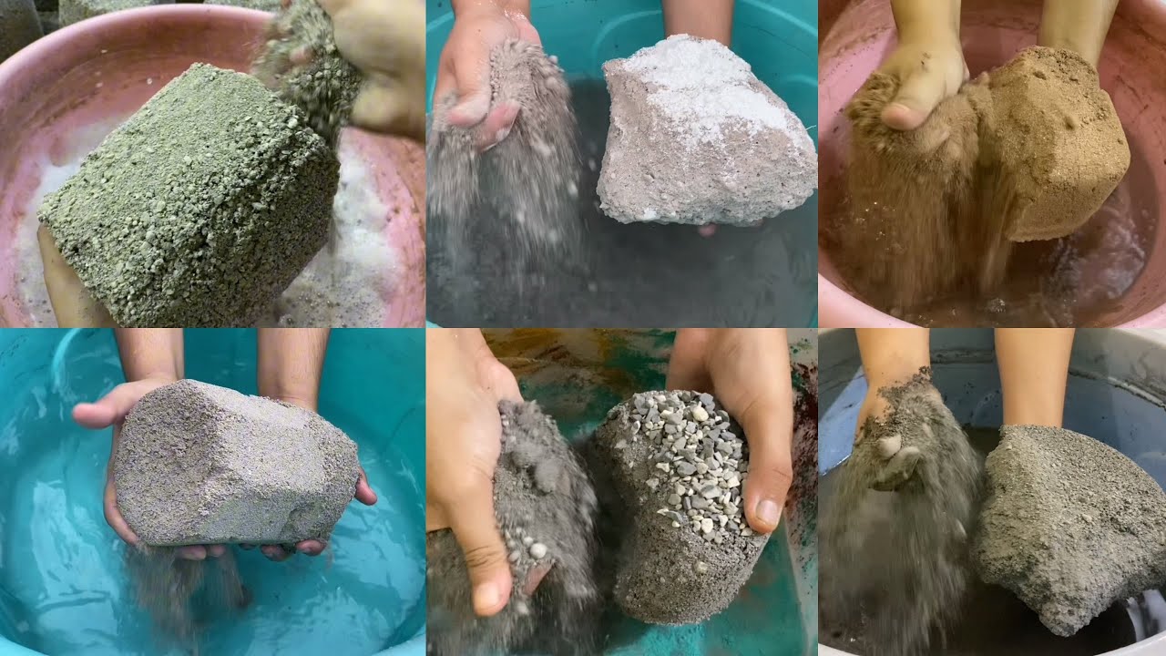 Every texture crumble 3 times|Which texture is more satisfying ...