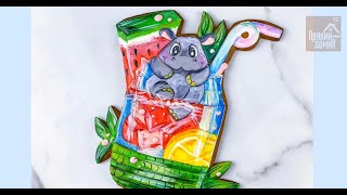 Имбирные пряники: Мастер-класс : Бегемотик /How to decorate Cookies