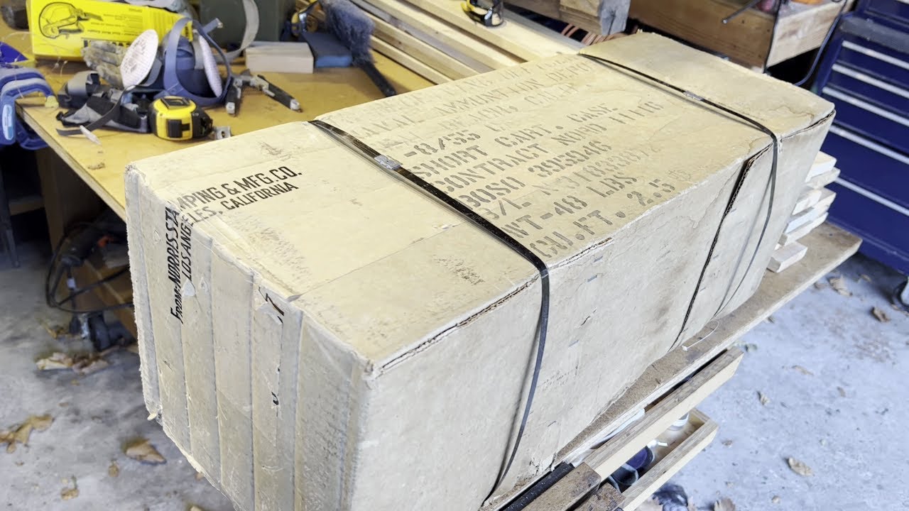 Unboxing a sealed Ammo box(?) from 1951 for the first time. What's in