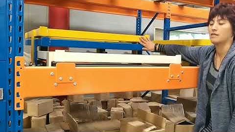 push-back pallet racks