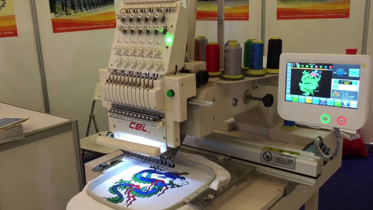 Single head embroidery machine from China YouTube