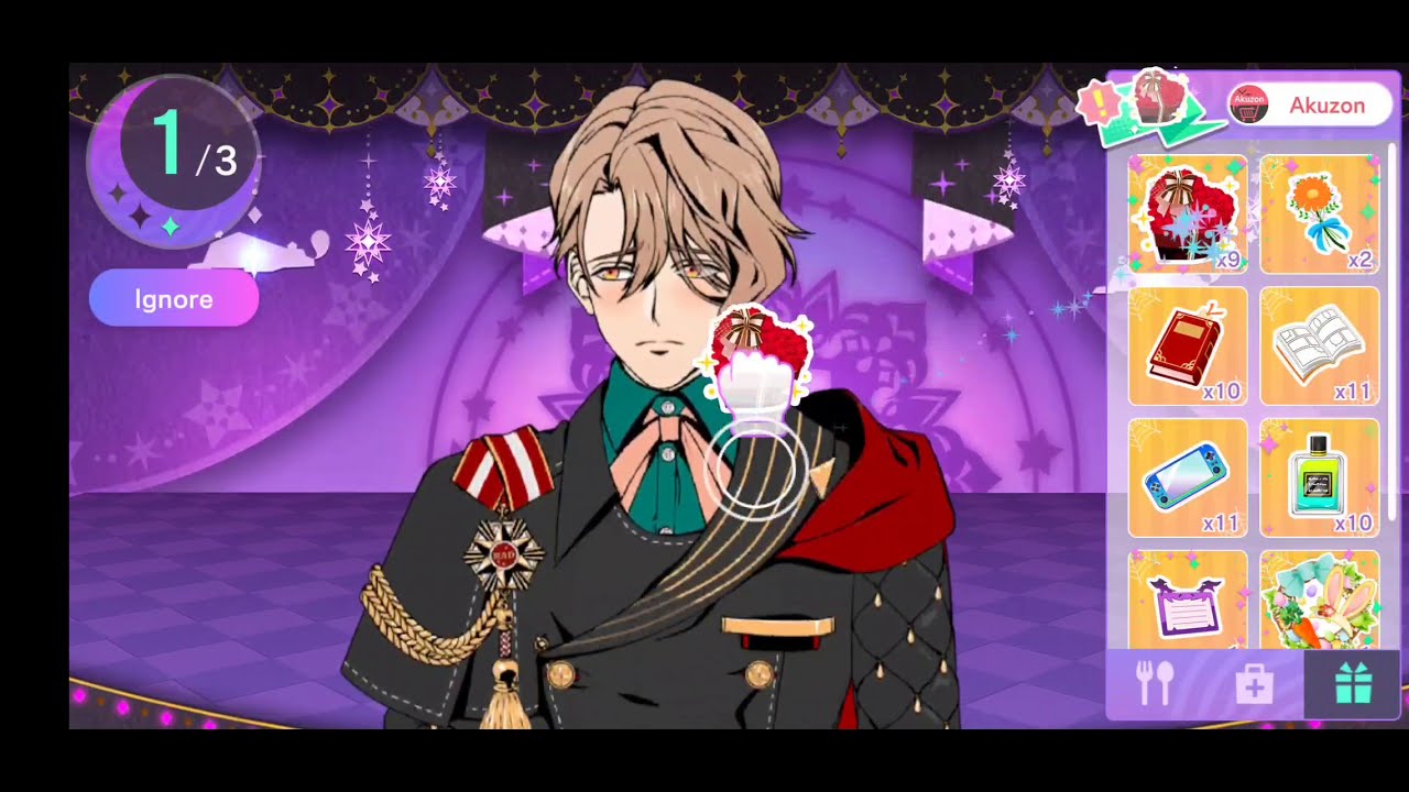 Obey Me! Shall we date? Valentine's day Asmodeus surprise guest