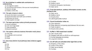 50 MCQs on Cognitive Psychology | Psychology Exam Prep (Lectures 1-5)