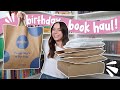 Huge birt.ay book unboxing  book haul