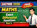 Ugtrb 2026 / MATHS / FREE Classes / Exact differential equations / Pgtrb maths / Tamil