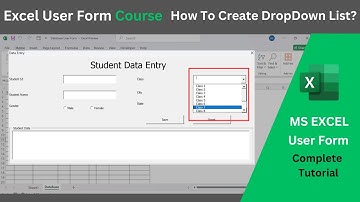 How to Add a Dropdown List in Excel User Form | Manual & Dynamic Methods Explained