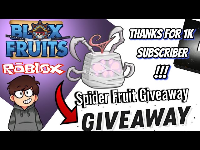 Blox Fruit ထဲက Spider Fruit Giveaway ပေးမယ်....#roblox #subscribe #bloxfruits #giveaway class=
