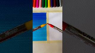 Easy Painting with DOMS Brush Pen 😱😇 #shorts #craft #art #drawing #crafts #satisfying