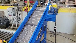 Hinged Steel Conveyor for Forging Industry by Power Pack Conveyor