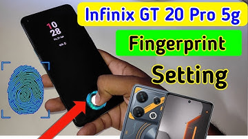Infinix gt 20 pro 5g fingerprint screen lock/fingerprint lock setting in Infinix gt 20 pro/sensor