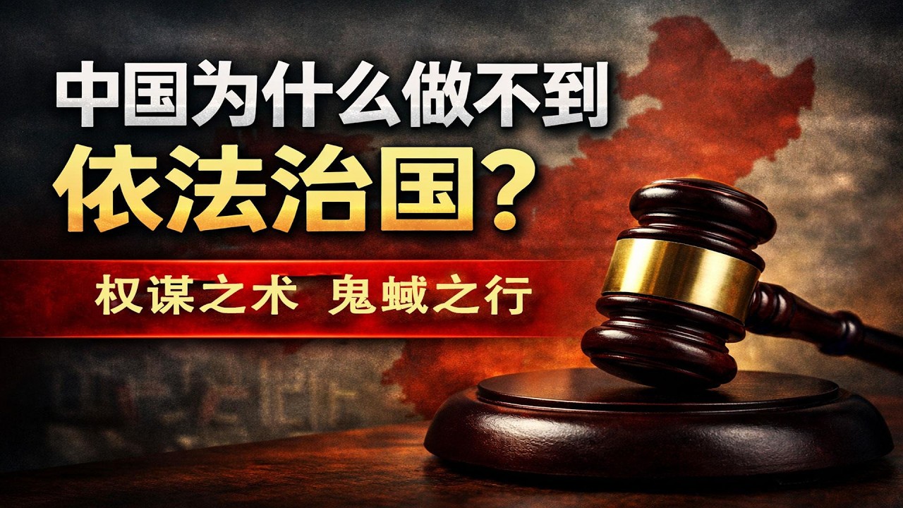 中国为什么做不到依法治国？问题不在立法，在执行。权谋之术，撑不起法治之邦。