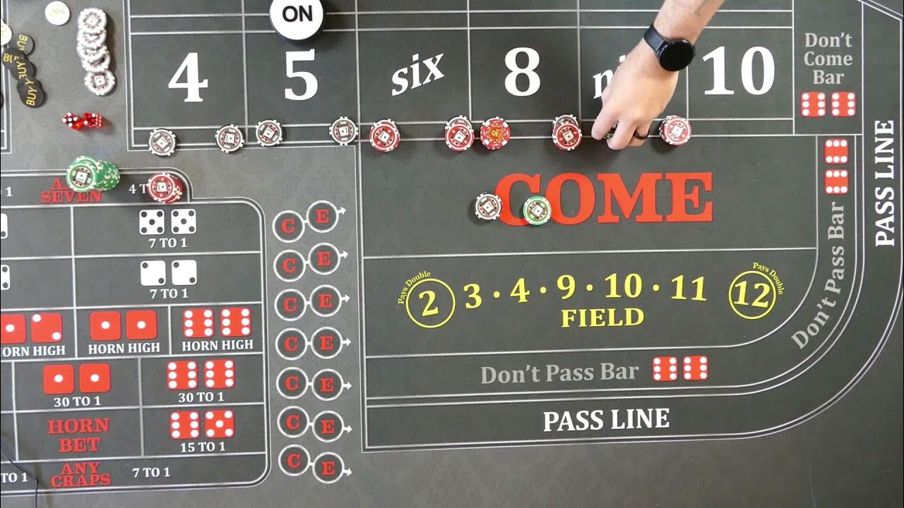 Good craps strategy? The power press method starting at a higher bet