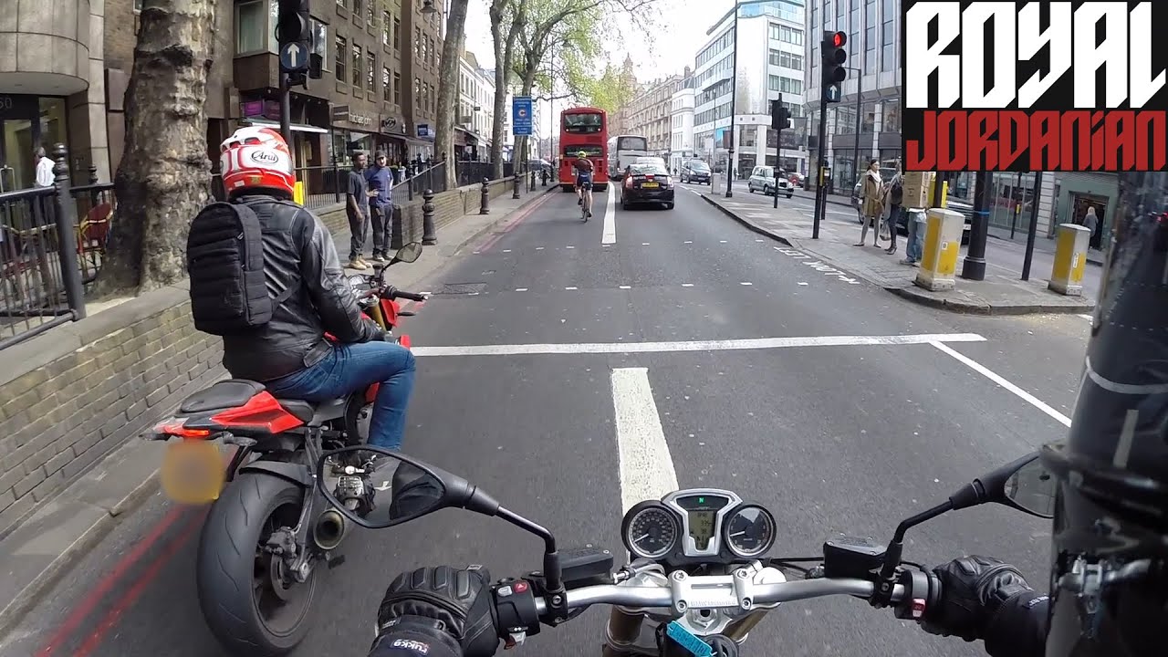 BMW R nineT accidental ride with a BMW S1000R