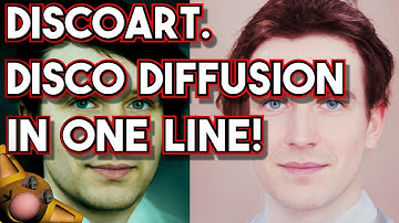 Disco Diffusion artworks created in one line by DiscoArt!