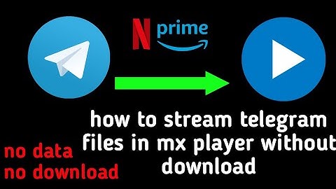 How To Stream Telegram Video Files In Mx Player Without Download