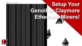 Setting Up Genoil or Claymore Ethereum Miners