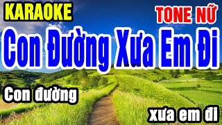 Download Lagu Karaoke Con Đường Xưa Em Đi Tone Nữ Nhạc Sống gia huy beat MP3