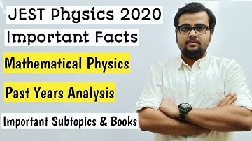 JEST Physics 2020 | Important Facts | Past Years Analysis | Important Subtopics & Books