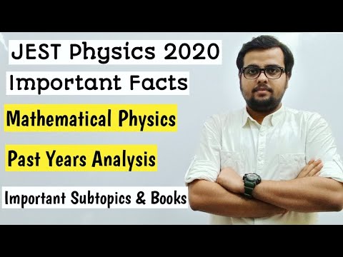 JEST Physics 2020 | Important Facts | Past Years Analysis | Important Subtopics & Books