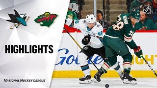 Миннесота - Сан-Хосе / NHL Highlights | Sharks @ Wild 02/15/20