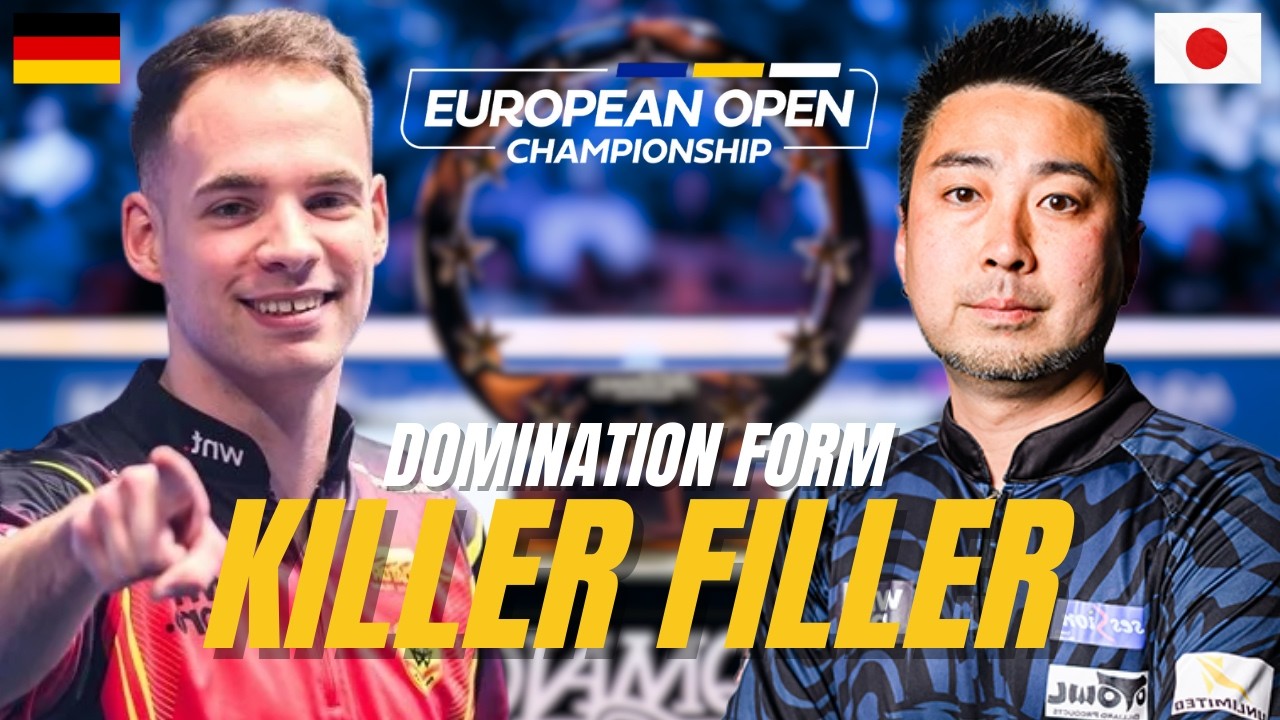 Joshua Filler vs Naoyuki Oi | 2025 European Open Pool Championship HIGHLIGHTS