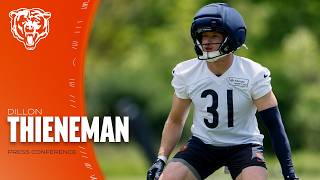 Dillon Thieneman reflects on first Bears offseason | Press Conference