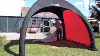 Weide Gybe Tent - Das Messezeltpräsentationszelt, Aufblasbar