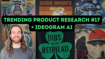 Trending Product Research #17, Ideogram 2a Prompts and Tutorial for Selling POD T-Shirts and Merch