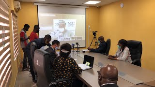 #HappeningLive Physical/Virtual Commissioning Event of the NITDA IT Hub in #UnilagNigeria