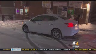 First Snowstorm Makes Worcester Hills Impassable