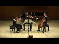 Trio bellefeuille  beethoven trio  cordes n5 op9 n3 en do mineur  festival musique  flaine