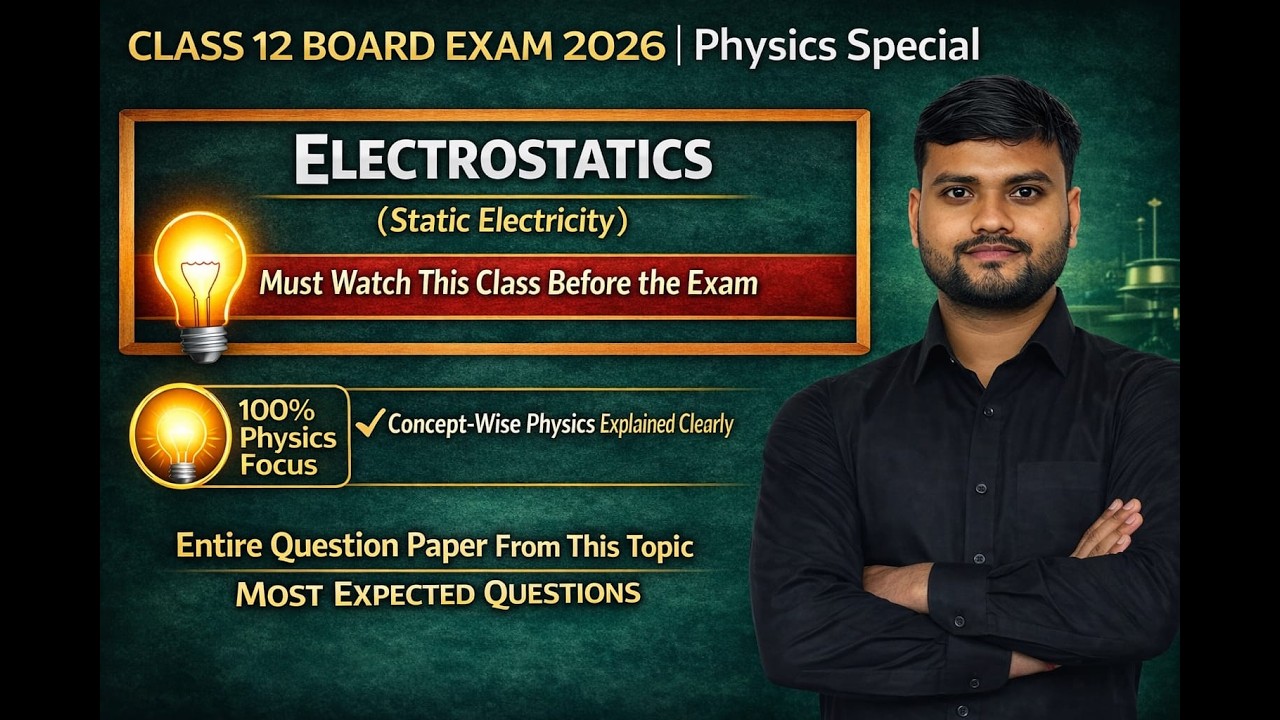 ELECTROSTATIC / Physics-1 / Class-12 / Board exam 2026