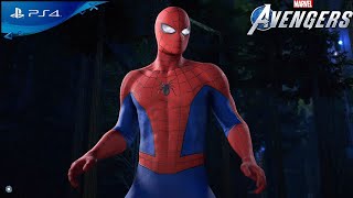 Marvel's Avengers PS4 - Iconic Spider Man Suit Combat Gameplay