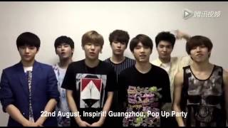 150702 2015 POPUP INFINITE PARTY greeting message