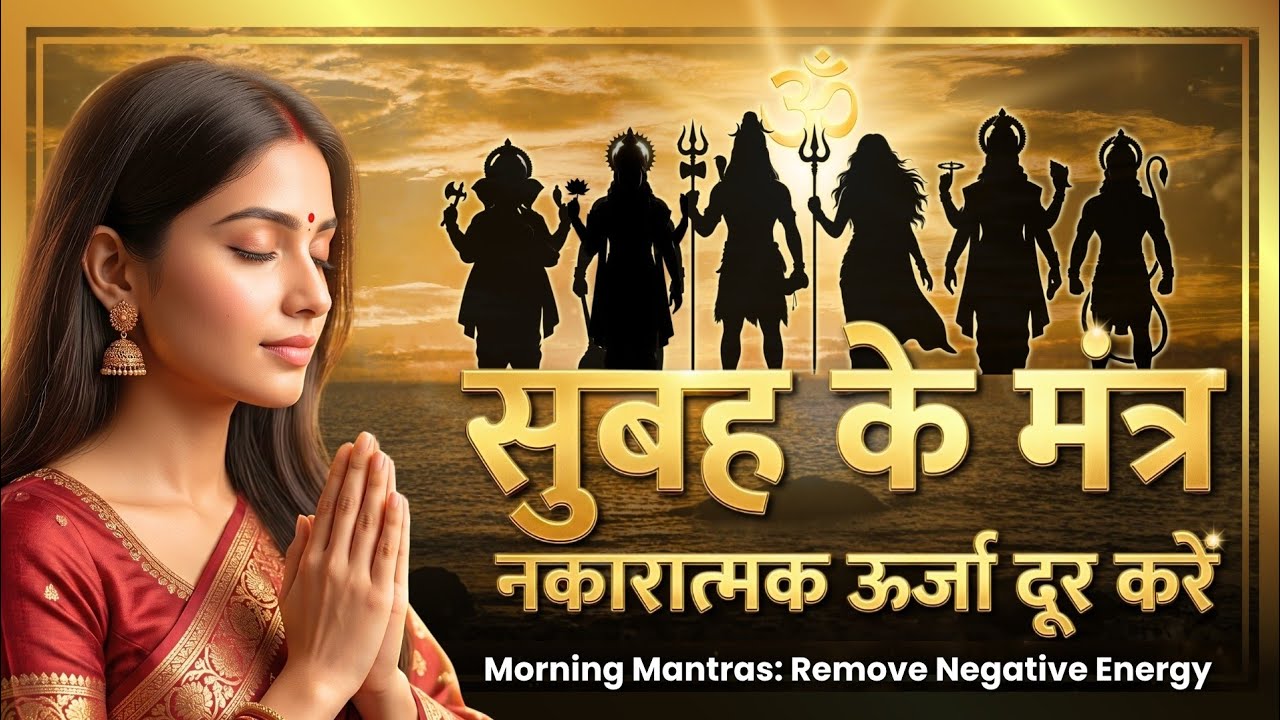 Best Morning Powerful Mantras | Ganesh, Durga, Shiva, Gayatri Vishnu Mantra | Remove Negative Energy