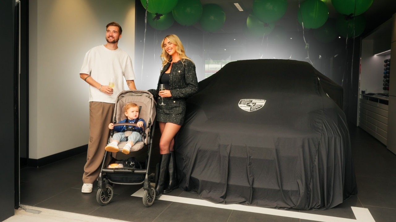LYNN HAAR NIEUWE AUTO OPHALEN! PORSCHE MACAN EV!🥳