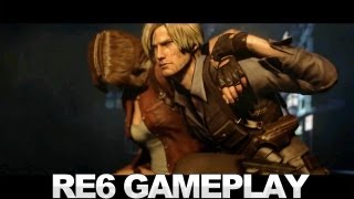 Resident Evil 6: Leon Campaign - Gameplay 1 (Cam) Comic-Con 2012