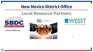 NM Recovery Series  SBA Update and Q&A